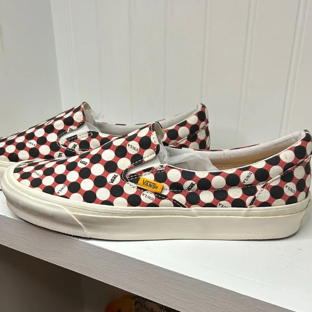 Vans Union LA X OG Classic Slip-On 'Dots - Burnt Sienna' 9.5 Men's